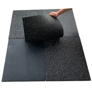 Heavy Duty Gym Rubber Flooring Weight Lifting Room Garage Floor Fitness Mats