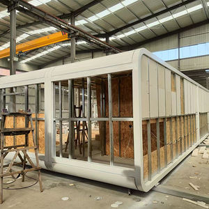 Casa Contenedor Prefabricada Modular Transpirable de 11 Metros, con Panel Metálico Grueso en Relieve, para Uso en Oficinas, Tiendas y Restaurantes - Product Image 3