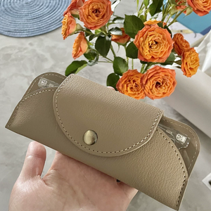 Custodia Protettiva di Lusso in Pelle PU per Occhiali da Vista e da Sole, Clip per Occhiali, Regalo di Nozze - Product Image 2