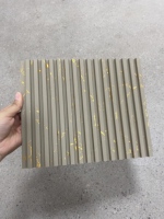Vente flash : panneau mural décoratif en polystyrène PS de 200 mm pour l'intérieur de la maison, lattes décoratives en charbon de bois