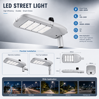 Lampadaire LED extérieur pour autoroute municipale, IP66, conception modulaire, 60W-360W, compatible SmartThings, pour routes urbaines, parkings, jardins
