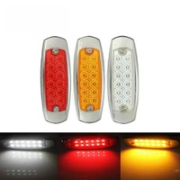 Mini feux de brouillard blancs, ambre, rouges, feux arrière LED pour camion, remorque tout-terrain 24V, feux de position latéraux LED 1W de remplacement