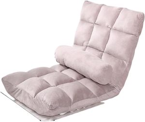 Eighteen Squares Design Bean Bag Sofa Lazy Folding Tatami Single <b>Small</b> Leisure Chair with Bay Window for Home or Office - Product Image 3