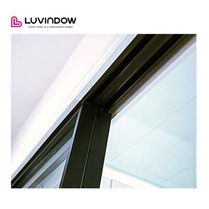 Luvindow 헤비 듀티 슬라이딩 접이식 도어 방풍 및 방수 넓은 영역 푸시 풀 오프닝 실키 부드러운 - Product Image 5