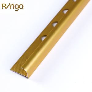 FOSHAN Factory prezzo basso strisce angolari da parete in ceramica personalizzate quarto bordo tondo profilo in alluminio argento lucido - Product Image 3