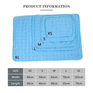 Coussin de glace rafraîchissant pour animaux de compagnie pour coussins de voiture canapé respirant chien tapis de gel rafraîchissant - Product Image 6