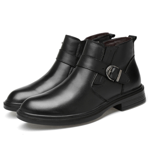 Botas de tacón alto para hombre, de piel auténtica, estilo retro,  Black-5-6cm, 12 M US : Amazon.com.mx: Ropa, Zapatos y Accesorios