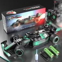 Voiture jouet électrique tout-terrain 2.4G à LED avec effets de pulvérisation, détection gestuelle, cascades et drift, 4x4