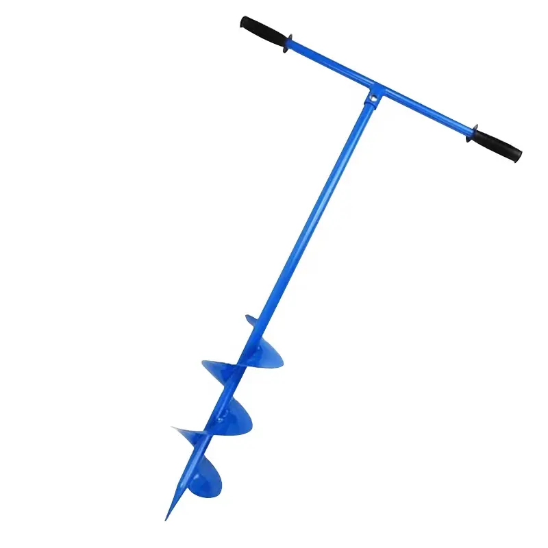 Manual Tool Digging Tools Metal Anti-slip Grip Earth Hole Digger Auger Drills Manual Earth Augers For Farm And Garden