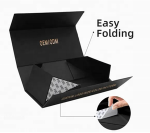 Wholesale Custom Printed Magnetic Closure Collapsible Paper Gift <strong>Box</strong> With Ribbon Luxury Magnetic Gift <strong>Box</strong> - Product Image 4