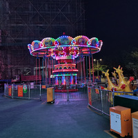 Manège à chaises volantes pour parc d'attractions, 24 places, chaise à bascule à chaîne pour foire et carnaval
