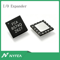 FCA8574Q 8-Bit I/O Expander untuk Chip Antarmuka Bus I2C untuk LED Server 1.6V-5.5V -40C hingga +85C Paket WQFN Pemasangan Permukaan