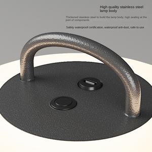 IP65 étanche extérieur Terr-lampadaire lumière LED aménagement de <span class=keywords><strong>jardin</strong></span> mobile sol verre solaire Villa pelouse solaire <span class=keywords><strong>jardin</strong></span> extérieur - Product Image 4