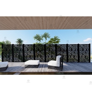 Layar kisi logam luar ruangan layar Privasi logam untuk pagar balkon dekoratif layar luar ruangan - Product Image 5