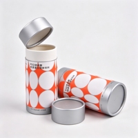 Emballage personnalisé recyclable pour poudre de collagène, tube en papier de qualité alimentaire pour boisson solide, emballage pour poudre de protéines