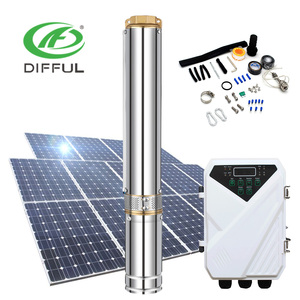 ปั๊มน้ำพลังงานแสงอาทิตย์ Difful Solar Pump Farm สำหรับการเกษตร ปริมาณน้ำมาก รุ่น 4DPC17-48-110-1500 ปั๊มน้ำพลังงานแสงอาทิตย์สำหรับฟาร์ม - Product Image 2