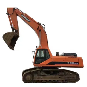 Heavy duty equipment DH500LC-7 used excavator high efficiency 50 ton hydraulic excavator for sale