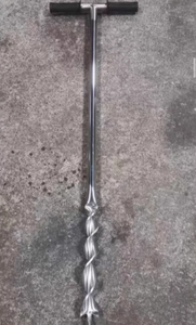 Manual Spiral Auger Stainless Steel Soil <strong>Sampling</strong> <strong>Testing</strong> Equipment Soil Auger Test <strong>Tools</strong> - Product Image 6