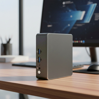 Mini PC Routeur Haute Vitesse Intel Core I5-1335U SSD DDR5 RAM Windows 10 LAN RJ45 SFP Pare-feu Ordinateur Industriel Sans Ventilateur