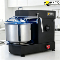 ZBX HM-5TD 750W Fabrieks Prijs 5L 2Kg Hefbare Kantelkop Huishoudelijke Brood Pizza Amasadora Deegkneedmachine Spirale Deegmixer
