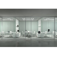 Partition murale en verre trempé, partition de bureau, en verre trempé insonorisé, design moderne, livraison gratuite