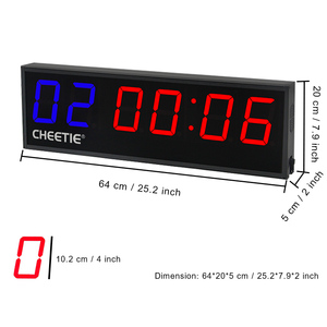 Reloj de Gimnasio Crossfit con Logotipo Impreso, Temporizador Digital Grande para Boxeo, FGB <span class=keywords><strong>Tabata</strong></span> con Control Remoto - Product Image 2