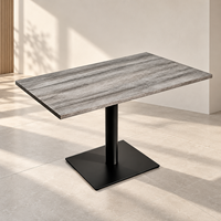 Plateau de table en stratifié compact phénolique anti-impact HPL, motif personnalisé pour comptoir de table de restaurant commercial