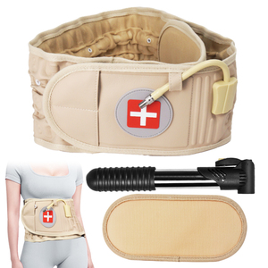 Ceinture de décompression <span class=keywords><strong>lombaire</strong></span> pour hommes et femmes, soulagement de la douleur au bas du dos, réglable, en caoutchouc, certifiée CE, dispositif de soutien articulaire - Product Image 3