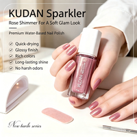 Vernis à ongles liquide KUDAN Factory, solide et pailleté, effet peel-off, tenue jusqu'à 7 jours, sans odeur, CPNP HALAL ISO22716, vente en gros OEM, faible MOQ