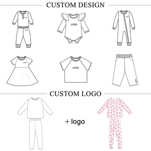 Conjunto de Pijamas para Crianças com Gola Redonda, Respirável, em Bambu, Estampado, Roupas para Meninas, Fabricante com Muitos Anos de Experiência - Product Image 4