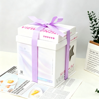 Boîtes à gâteaux pour anniversaires et mariages avec poignée et fenêtre transparente, boîte d'emballage de luxe personnalisée pour pâtisserie et mousses