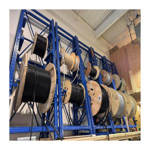 Wire Spool Rack With Wheel,Multi-Spool Wire Rack Dispenser,Heavy Duty Spool Storage