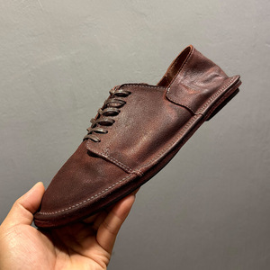 Chaussures habillées en daim à lacets pour hommes, gris foncé, couleur café, talon bas, pour le bureau et la carrière, couleur unie, résistantes à l'abrasion, cousues - Product Image 1