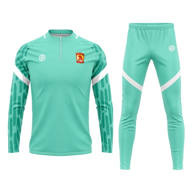 Men's Soccer Training Tracksuit Football Training Jacket Set Basketball Warm up Tracksuit
