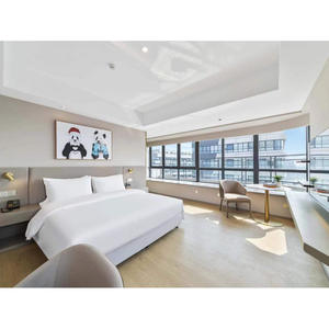 Juego de Dormitorio de Hotel de Lujo de 5 Estrellas, Precio de Fábrica al por Mayor, Muebles Comerciales Modernos, Estructura de Cama de Madera con Cabecera y Mesitas de Noche - Product Image 5