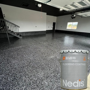 <span class=keywords><strong>Peinture</strong></span> époxy pour sols en sable blanc, sans COV, écologique, facile d'entretien, personnalisable, pour garage, parking, centre commercial - Product Image 4