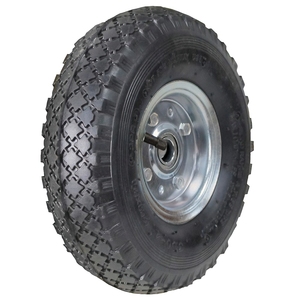 ล้อรถเข็นคลังสินค้า / ล้อลมสำหรับกระสอบ ขอบชุบสังกะสี แกนออฟเซ็ต O/ 20 มม. - Product Image 3