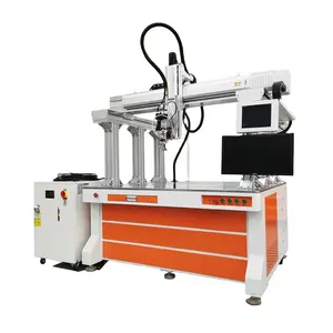 Máy Hàn Laser Sợi Tự Động Cnc 4 Trục 1500W Dùng Để Hàn Tấm Thép