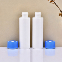 Vente en gros de contenants cosmétiques blancs, emballages pour crème pour le visage, fond de teint, shampoing, flacon en plastique à presser avec bouchon à visser
