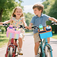 Panier de vélo imperméable coloré personnalisé, sac d'épaule avant, sac de tube supérieur pour vélo, sac léger pour scooter, pour enfants, cyclisme quotidien