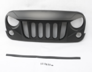 Grille avant ABS en vente, avec grille en maille noire mate, grille de pare-chocs avant pour <span class=keywords><strong>Jeep</strong></span> Wrangler JL, très belle - Product Image 5