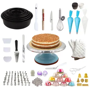 New Bakeware Cake Tools Box And Accessories Complete Baking Set Bakery For Decoration Decorating Design Tool Supplies Kit
