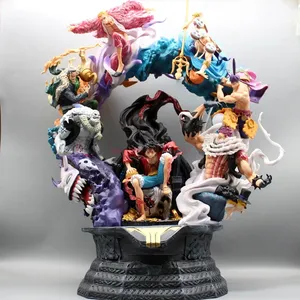Figura de Anime de 48 cm, Figura de Acción de PVC de Enel <span class=keywords><strong>Katakuri</strong></span> en el Trono del Aniversario, Modelo Coleccionable, Juguete de Regalo - Product Image 5