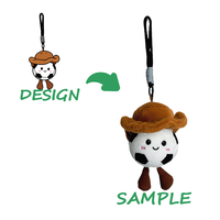 Jouets en peluche personnalisés Pleasy - Super doux et confortables avec marionnette à main magnétique