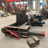 Compacteur hydraulique de 125 tonnes pour copeaux de tournage de métaux (bronze, cuivre)