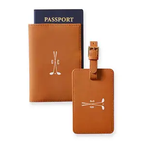 חדש עיצוב מותאם אישית דרכון כרטיס חריצים RFID חסימת נסיעות ארנק עור דרכון בעל כיסוי מקרה עבור נשים/גברים