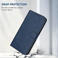Funda de Cuero PU Tipo Cartera con Tapa Magnética, Ranuras para Tarjetas y Soporte Protector para iPhone 17 Pro Max 16