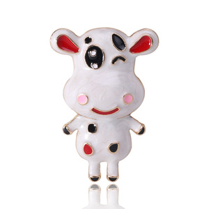 Broche de Vaca Pequena Exquisito e Fofo de Alta Qualidade para Homens e Mulheres, Acessórios de Vestuário Versáteis e Exquisitos - Product Image 6