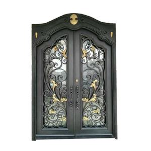 Puerta de hierro decorativa elegante de alto grado para exteriores de China, cupón térmico de cupón en efectivo de 500 yuanes - Product Image 3
