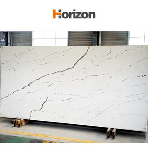 Nhà máy tùy chỉnh calacatta nhân tạo tự nhiên thấp silica đá quartz slab Trắng thạch anh Bàn - Product Image 3